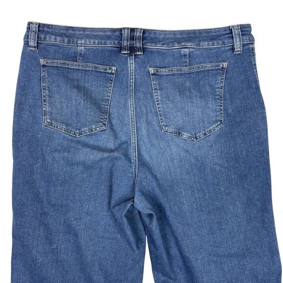 Chaps Wide Leg Capri Pants Size 14 Womens Plus - Picture 3 of 6